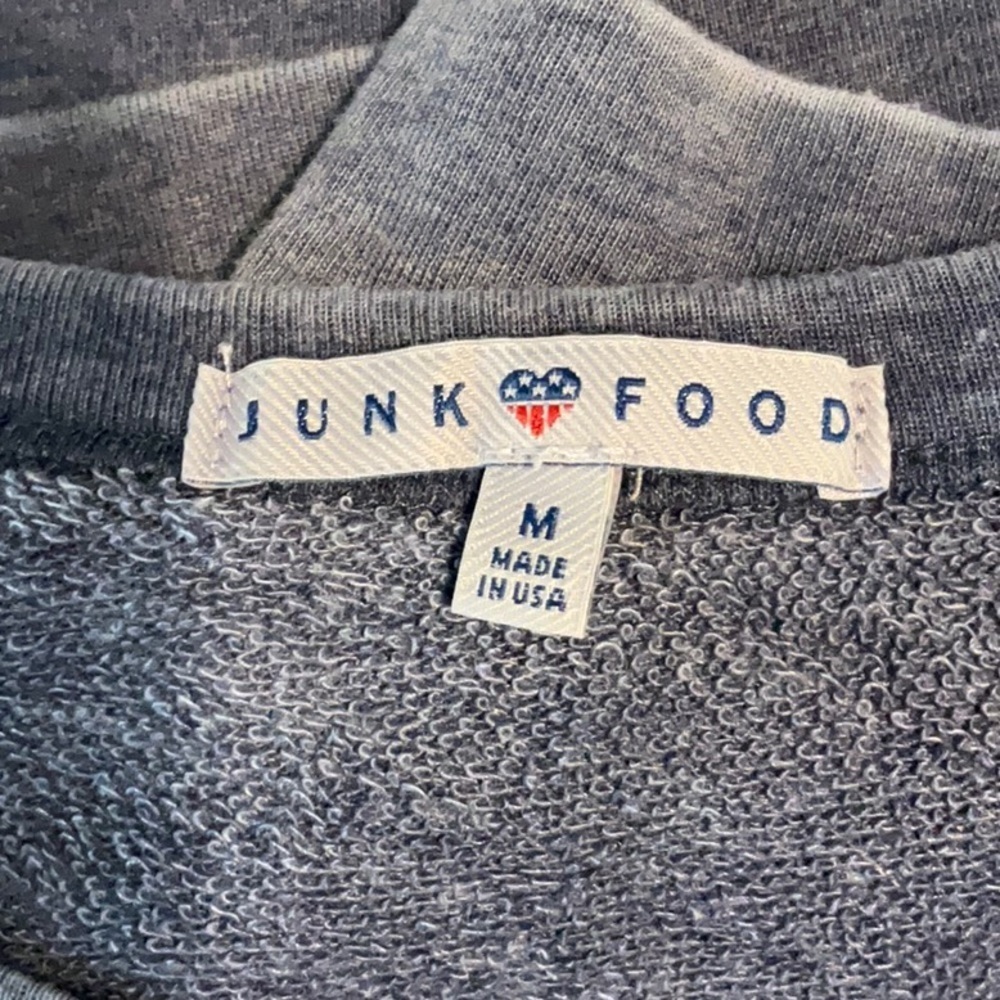 NWOT Junk Food Clothing Burnout Sweatshirt - Picture 7 of 9